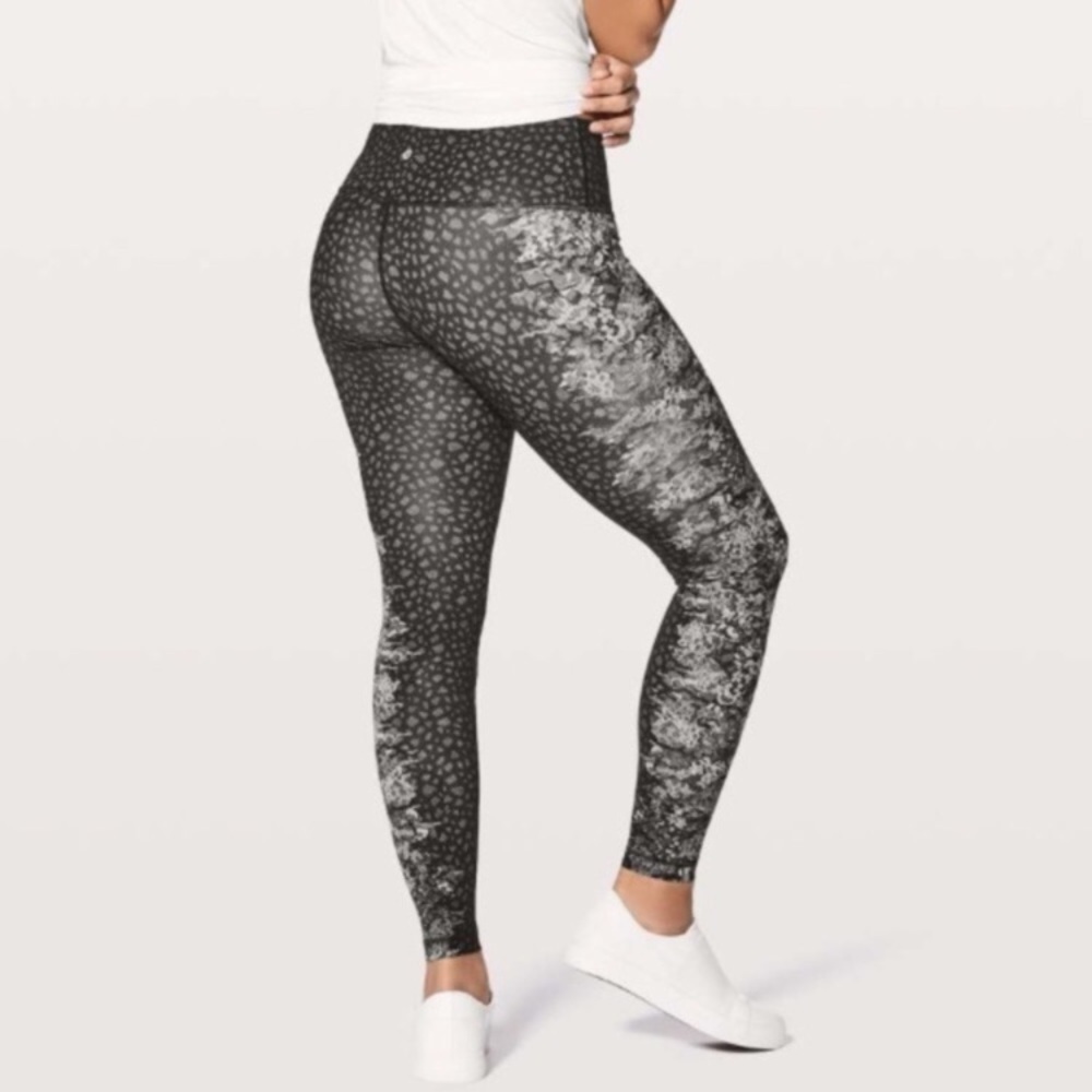 1.New Lululemon Wunder Under HR Tight 28" Overlace